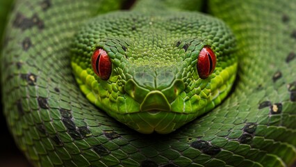 Obraz premium Viper Closeup