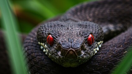 Fototapeta premium Viper Closeup