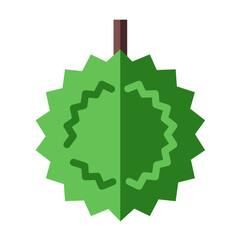 durian king fruit icon design