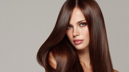 Naklejka premium Excellent Tapered Hairstyle for woman. 