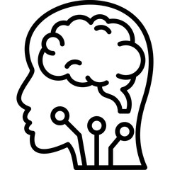 Artificial Intelligence line icon