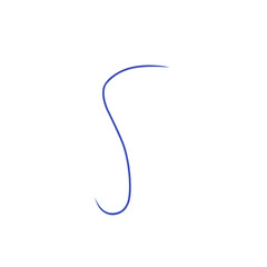abstract curved line icon