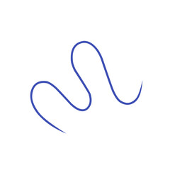 abstract curved line icon