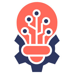 Tech Innovation glyph color icon