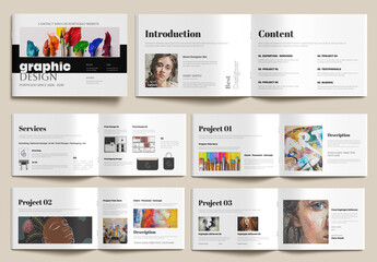 Graphic Design Portfolio Template for Creatives