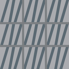 Abstract geometric pattern of diagonal stripes on a gray background