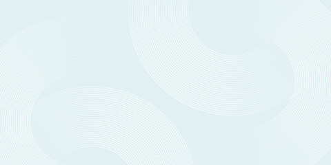 Modern abstract background. Glossy white gradient circle lines. Minimal geometric pattern. Simple graphic elements. Futuristic concept. Suitable for cover  poster  banner  brochure  eps10.