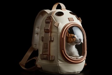 Modern Pet Backpack Carrier with Breathable Mesh for Comfortable Travel