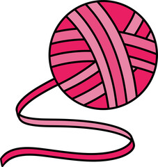 빨간 털실 뭉치