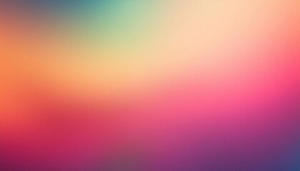 Obraz premium Multi-Color Fusion Gradient Background with Blur and Noise Grain Texture