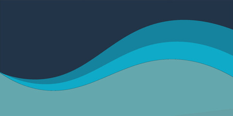 Dynamic abstract background featuring layered blue waves in various shades, creating a smooth and flowing design. Ideal for technology, water themes, presentations, or modern digital interfaces.
