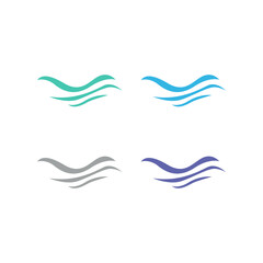 WATER SPLASH SIGN SYMBOL LOGO VECTOR
