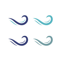 Obraz premium WATER SPLASH SIGN SYMBOL LOGO VECTOR 