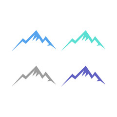 SIMPLE HILLS DESIGN HIMALAYA TRAVEL AGENCY LOGO SIGN SYMBOL VECTOR