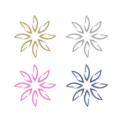 Natural Ayurveda Massage Spa Resort Logo Sign Symbol
