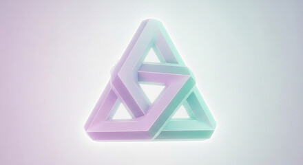 abstract triangle shape