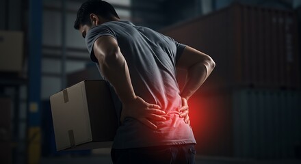 Warehouse Worker's Aching Back: Occupational Hazard
