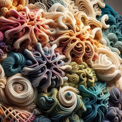 DKnitted Sculptural Texture