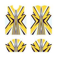 Sublimation jersey design,  crack pattern sports running, cycling, basketball team wear abstract