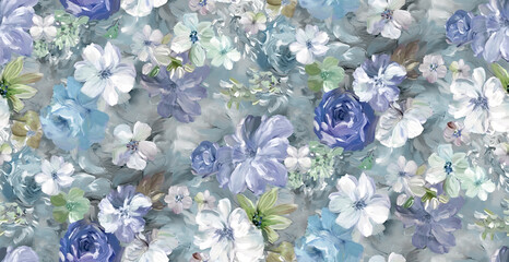 Traditional and ornamental, inspired by Persian and Indian textile designs,Colorful tie dye shibori print. Seamless hand drawn boho batik pattern. background. Modern batik