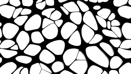 Monochrome Motion: Organic and Geometric Abstract Patterns" vector