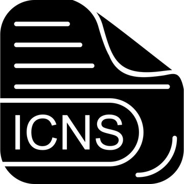 ICNS File Solid Icon