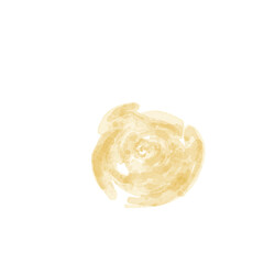 Golden Swirl Watercolor Abstract