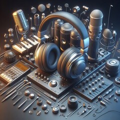 HighQuality Headphones for audio competitionsProfessional audio