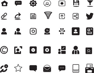 UI vector icons.