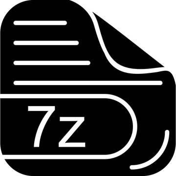 7z File Solid Icon