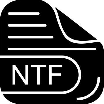 NTF File Solid Icon