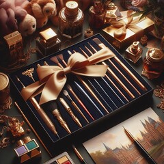 Luxury art supplies giftable sets for professionals