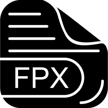 FPX File Solid Icon