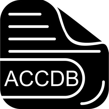 ACCDB File Solid Icon