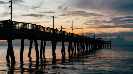Fototapeta premium Dania Beach fishing Pier Florida