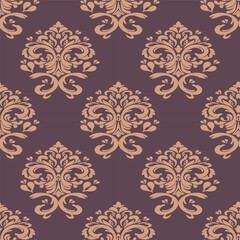 seamless pattern with floral elements. damask vector seamless pattern.Vintage paisley elements.Traditional Turkish motifs.Design for fabric and wallpaper,textiles,any packaging.