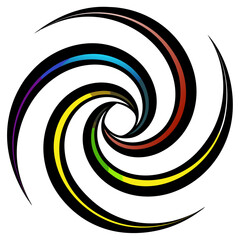 abstract spiral swirl