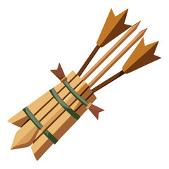 wooden arrow
