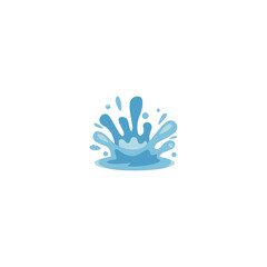 Water Splash icon flat vector design.