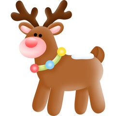 Cute reindeer Christmas 