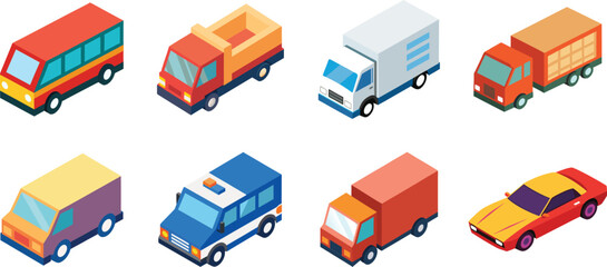 Colorful Classic & Vintage Car Vectors — Timeless Retro and Antique Vehicles for Elegant Design Projects