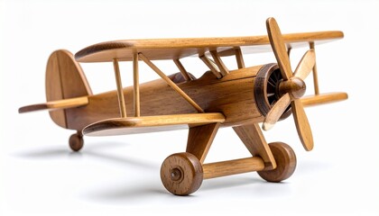 wooden toy airplane