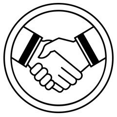 Corporate Handshake Icon