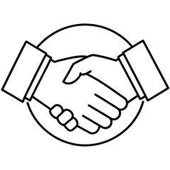 Corporate Handshake Icon