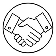 Corporate Handshake Icon