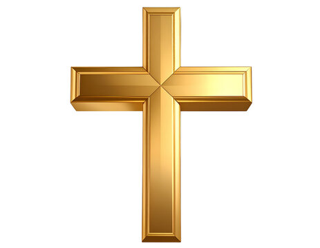 Elegant gold cross png dynamic sacred symbol png artistic classic religious design