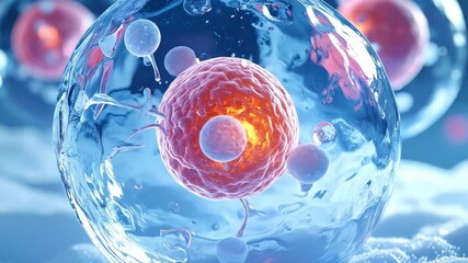 Abstract cell illustration