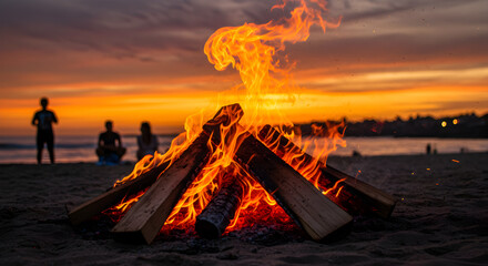 fire in the forest