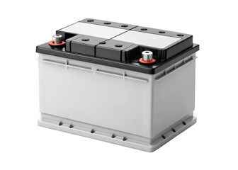 car battery isolated on a transparent background.