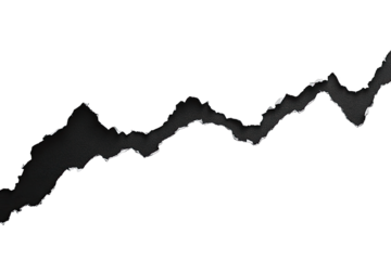 Abstract, dark, wavy, textured line